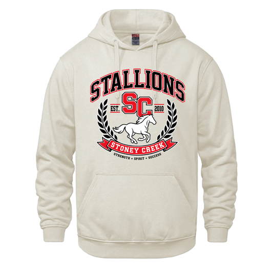 Cotton Fleece Hoodie - Banner Logo