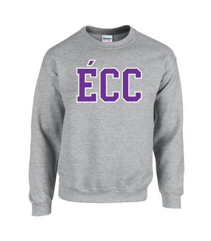 Cotton Fleece Crewneck - Sewn Text- Youth