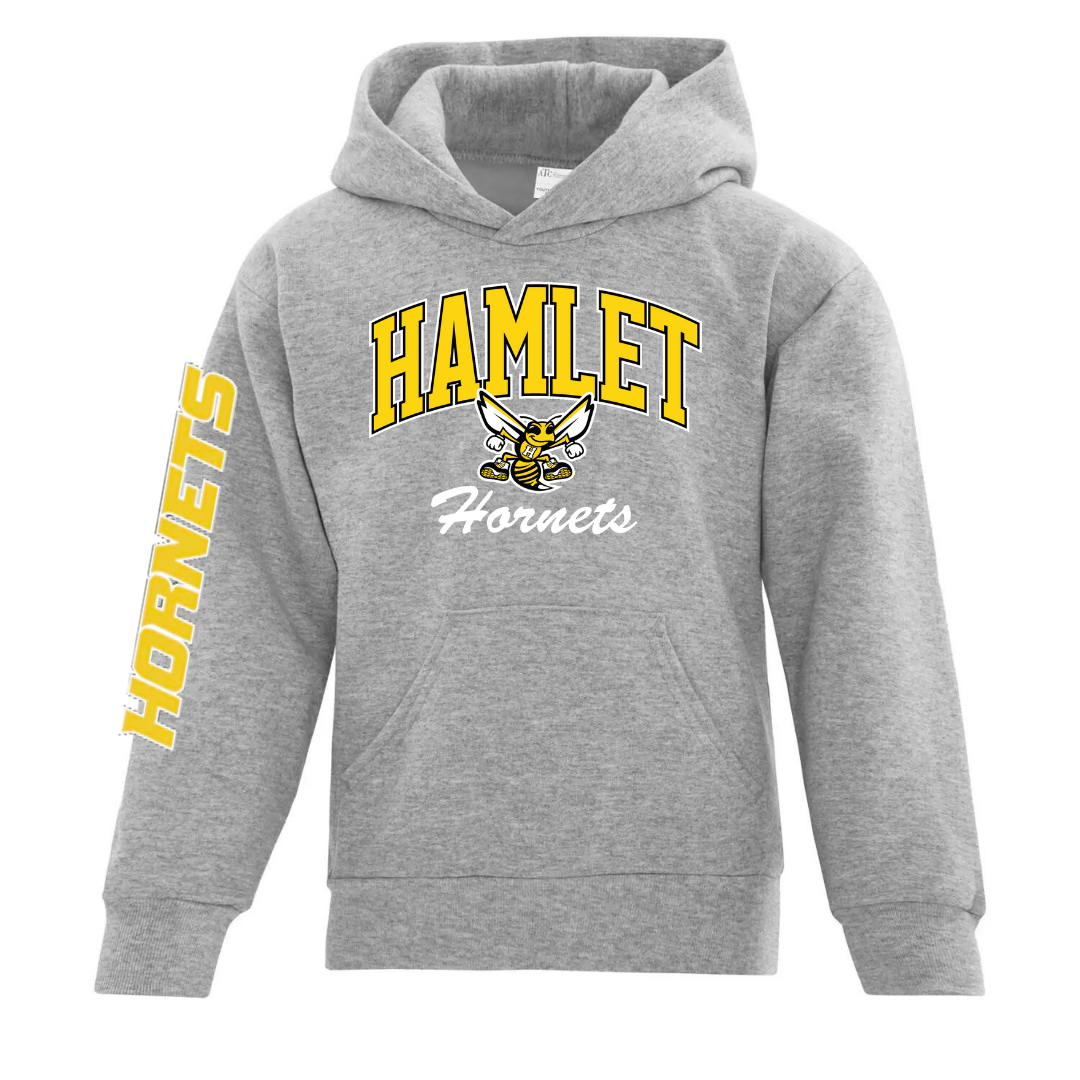 Cotton Fleece Hoodie - Varsity Logo - Youth