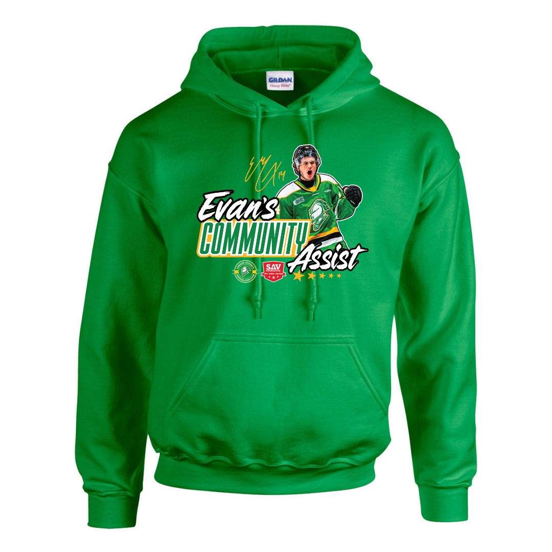 Cotton Hoodie - Evan's Community Assist