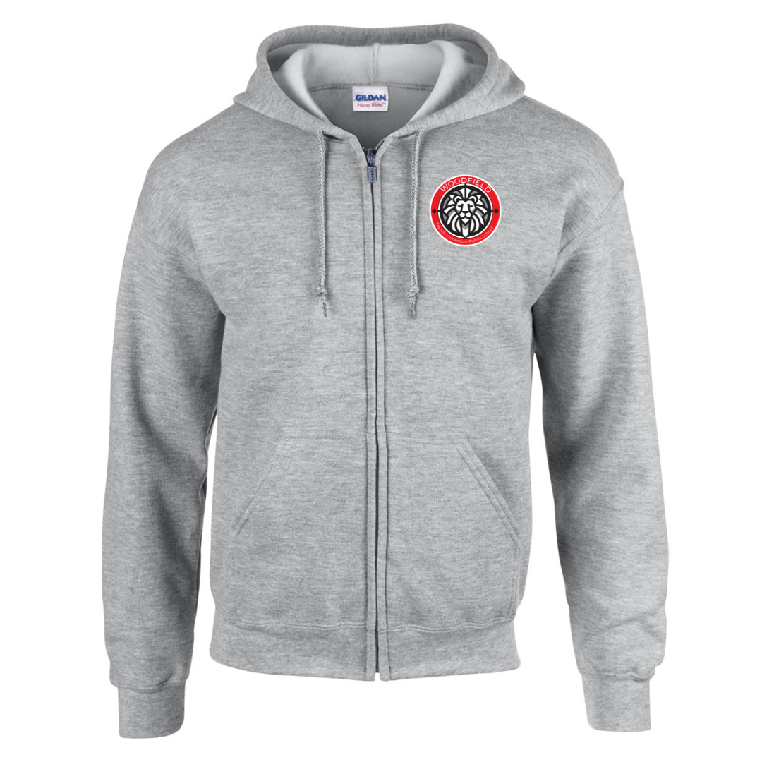 Cotton Fleece Full Zip Hoodie - Youth