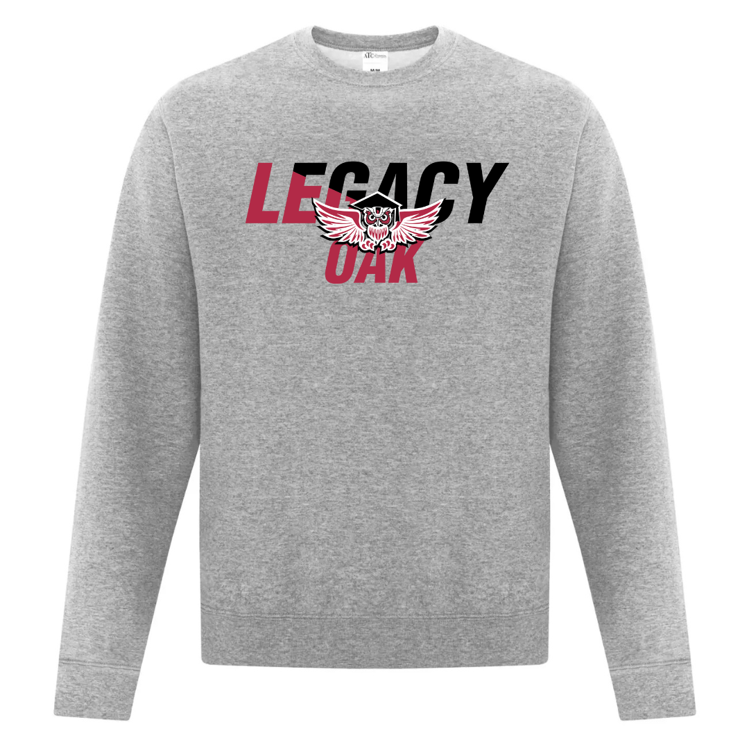 Cotton Crewneck - Legacy Oak Logo