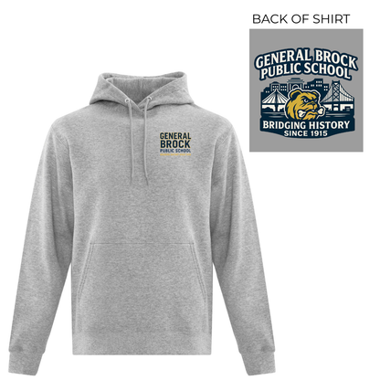 Cotton Hoodie - Back Logo - Youth