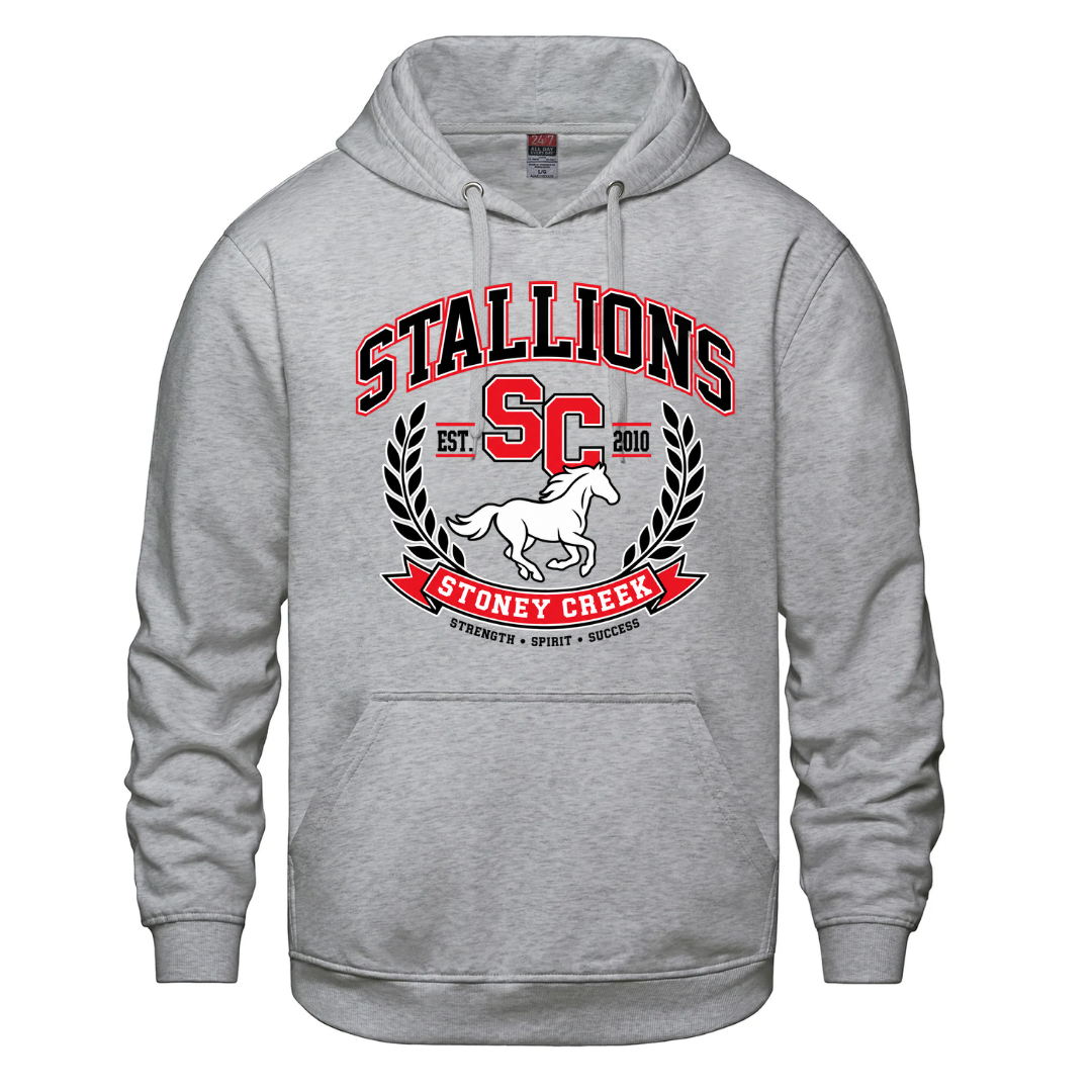 Cotton Fleece Hoodie - Banner Logo