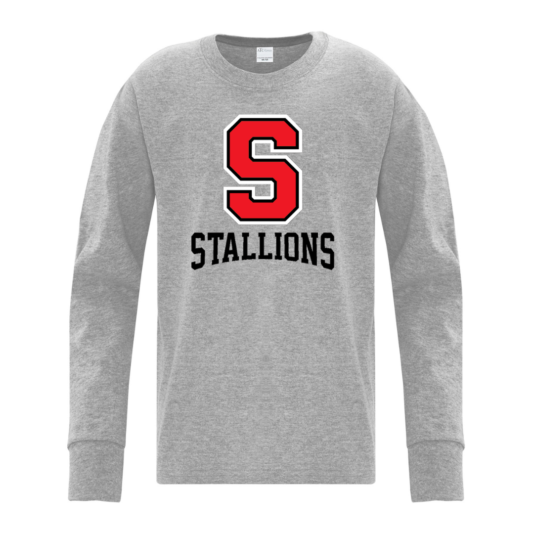 Cotton Longsleeve - S Logo - Youth