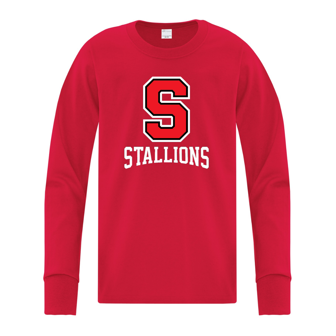 Cotton Longsleeve - S Logo - Youth