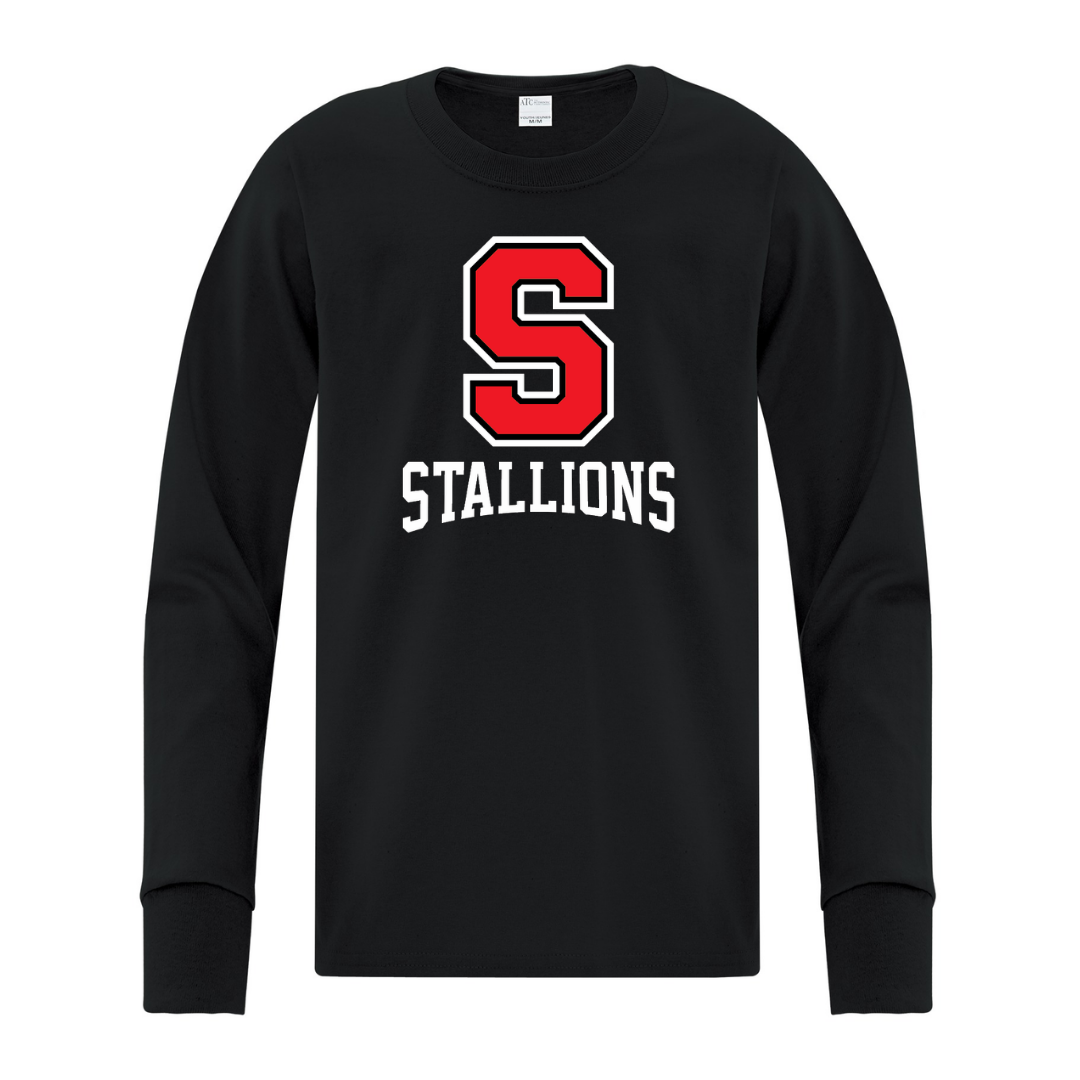 Cotton Longsleeve - S Logo - Youth