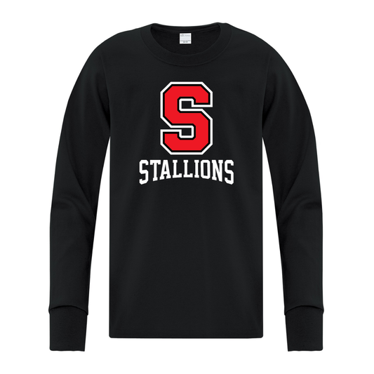 Cotton Longsleeve - S Logo - Youth