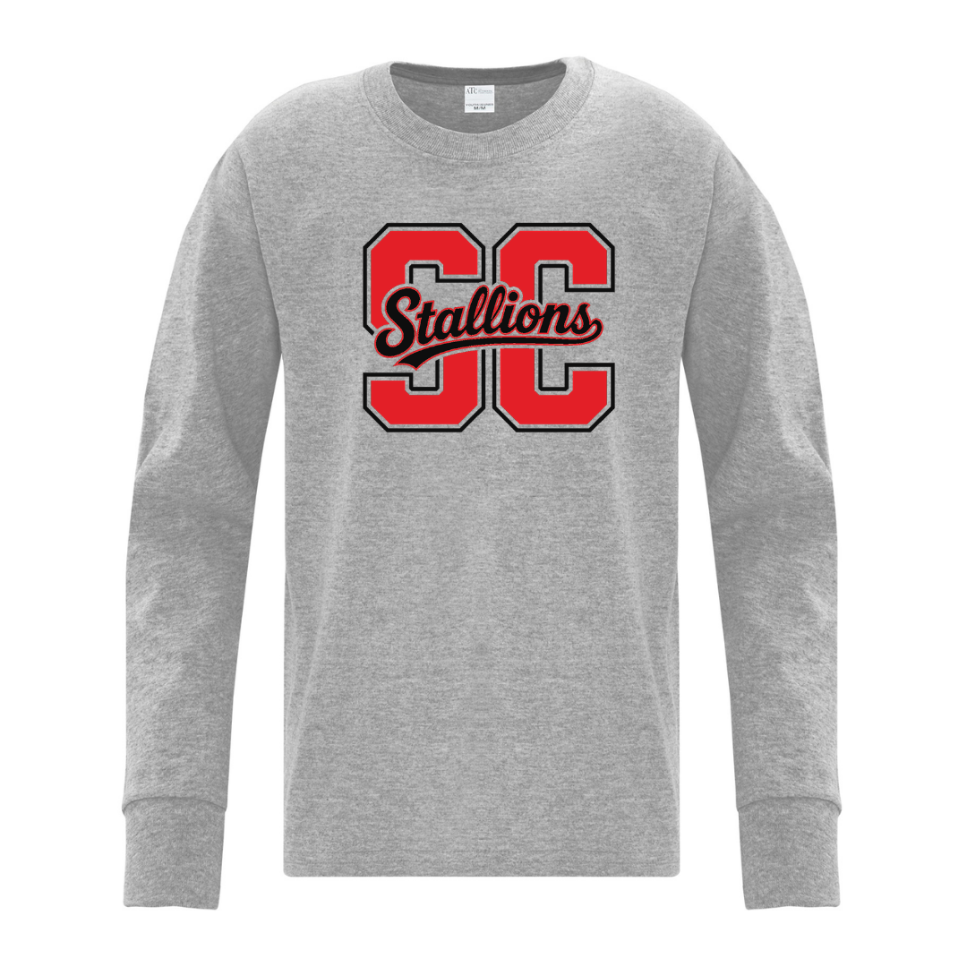 Cotton Longsleeve - SC Script Logo - Youth