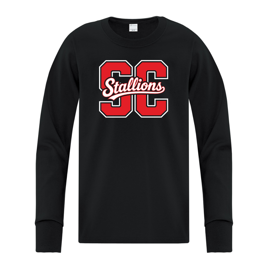 Cotton Longsleeve - SC Script Logo - Youth