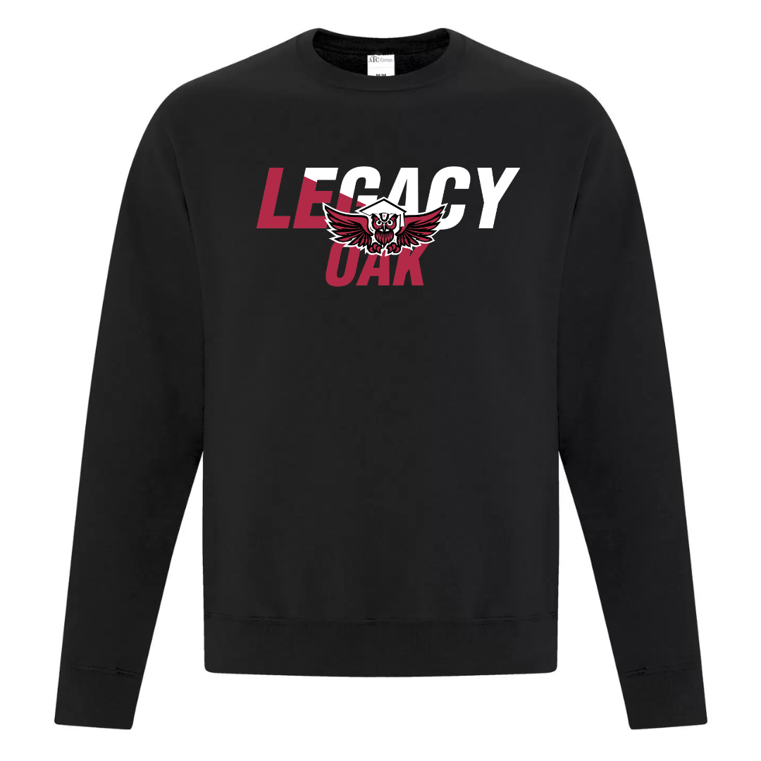 Cotton Crewneck - Legacy Oak Logo