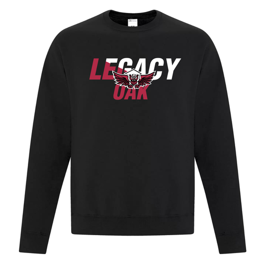 Cotton Crewneck - Legacy Oak Logo