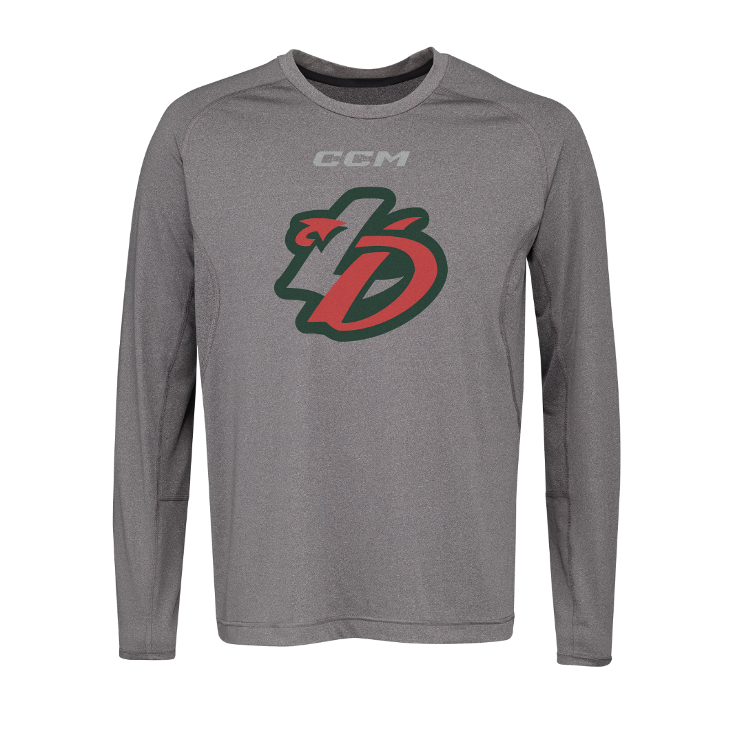 Premium Longsleeve Tee Dark Grey - Adult