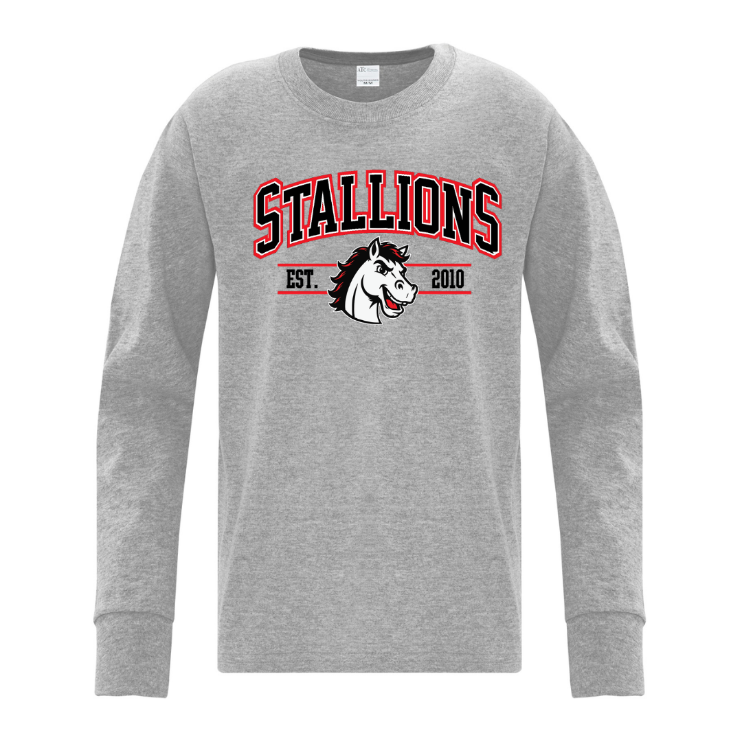 Cotton Longsleeve - EST 2010 Logo - Youth
