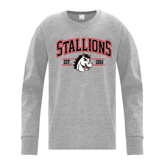 Cotton Longsleeve - EST 2010 Logo - Youth
