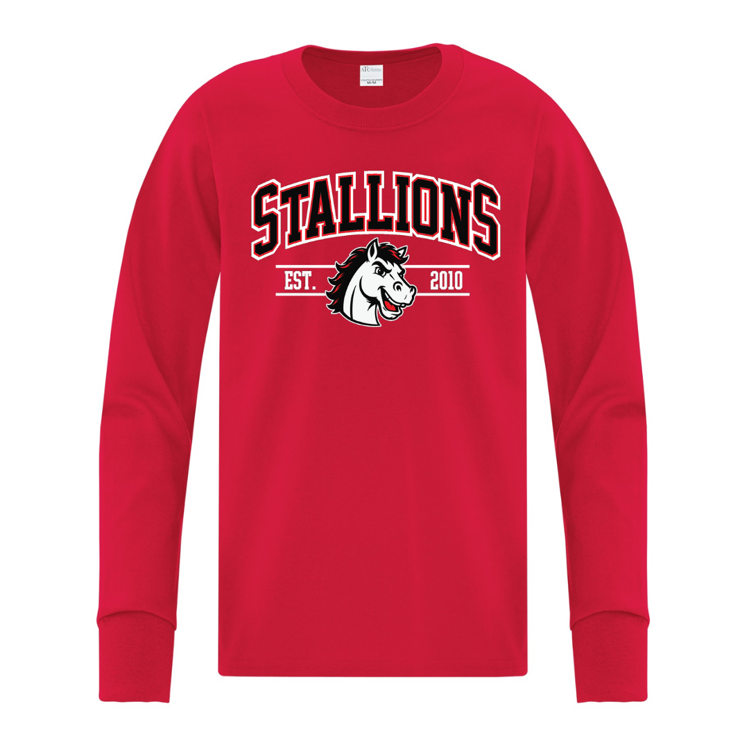 Cotton Longsleeve - EST 2010 Logo - Youth