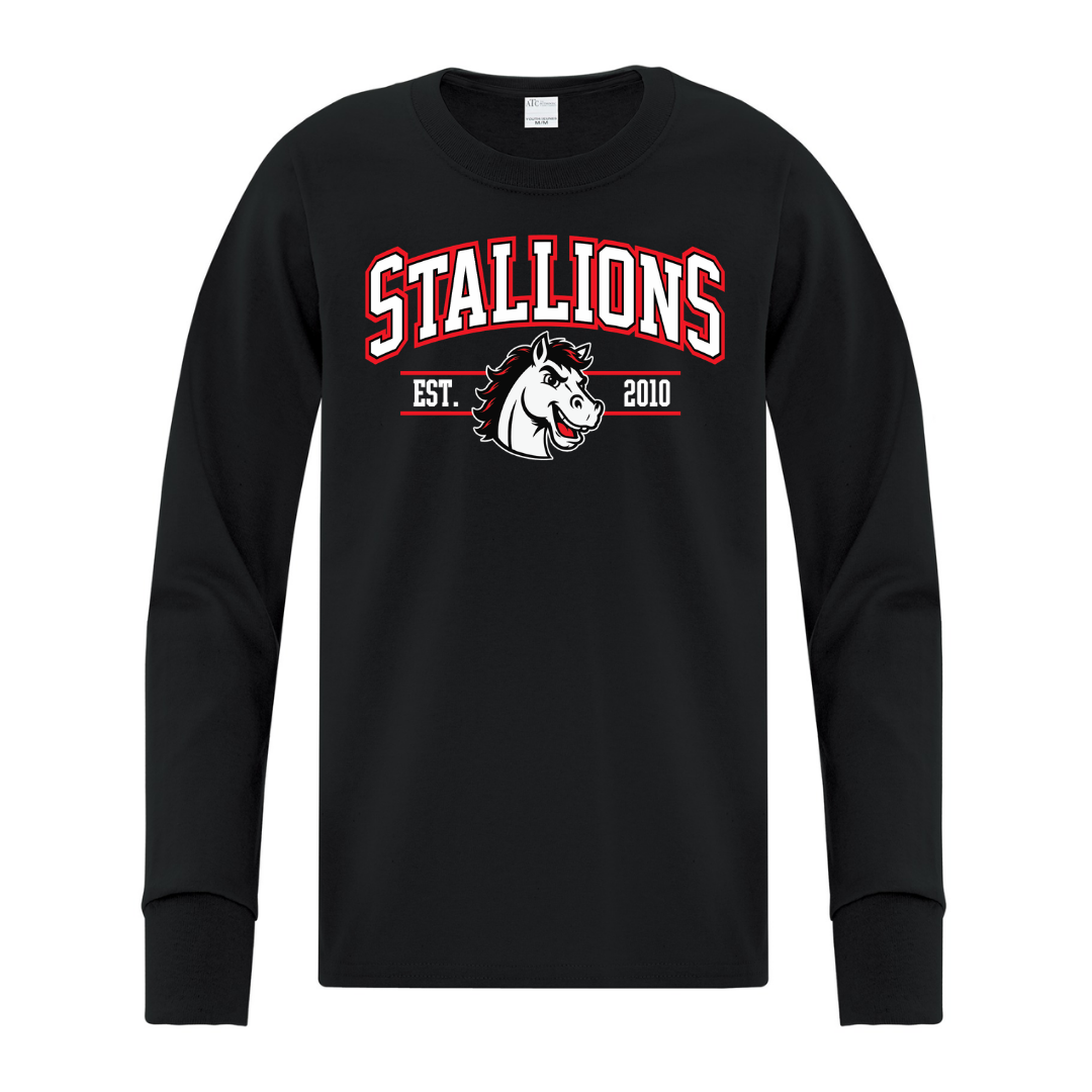 Cotton Longsleeve - EST 2010 Logo - Youth