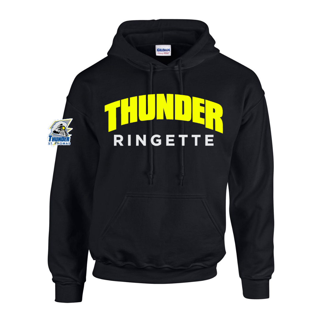 Cotton Hoodie - Neon Text - Youth
