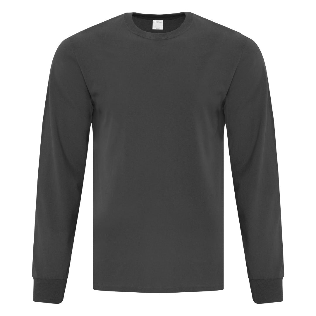 Cotton Longsleeve — Team Charcoal