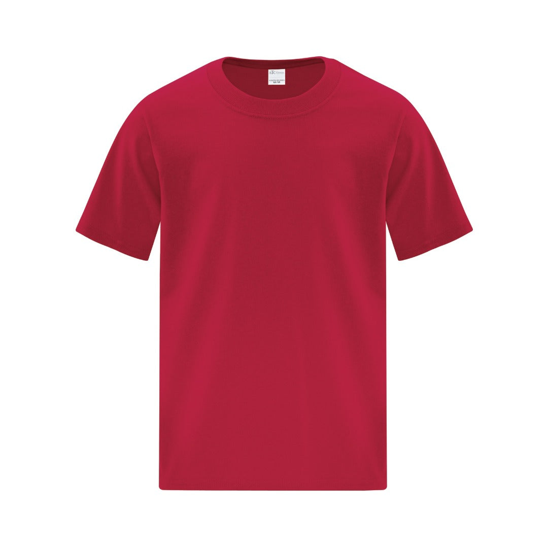 Cotton T-Shirt - Youth — Red