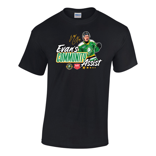 Cotton T-Shirt - Evan's Community Assist - Youth