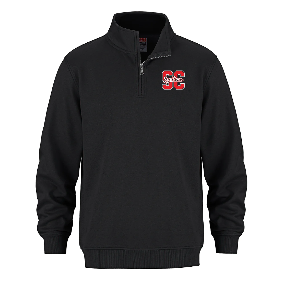 Cotton Fleece 1/4 Zip - Youth