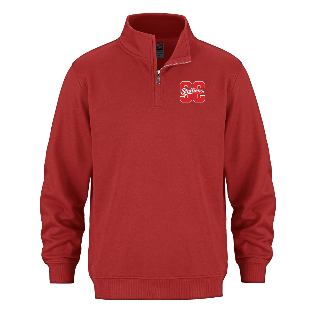 Cotton Fleece 1/4 Zip - Youth