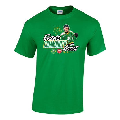 Cotton T-Shirt - Evan's Community Assist - Youth