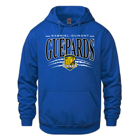 Cotton Fleece Hoodie - Print Text