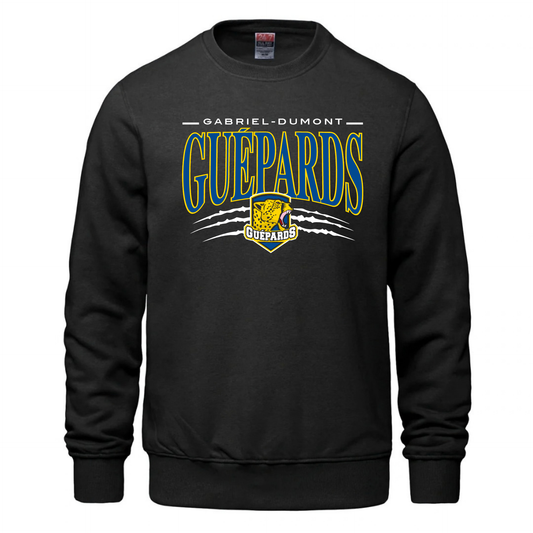 Cotton Fleece Crewneck - Print Text