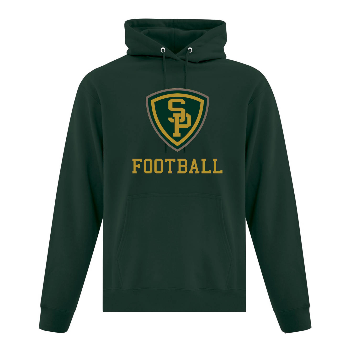 Cotton Fleece Hoodie - Shield Logo