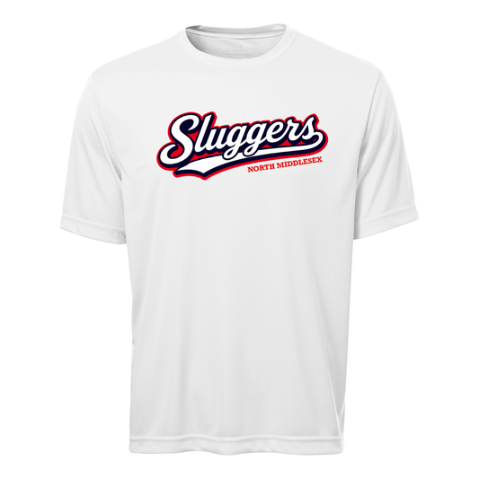 Sluggers Performance Tee - Script Logo - Youth