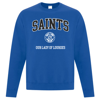 Cotton Crewneck - Varsity Logo - Youth