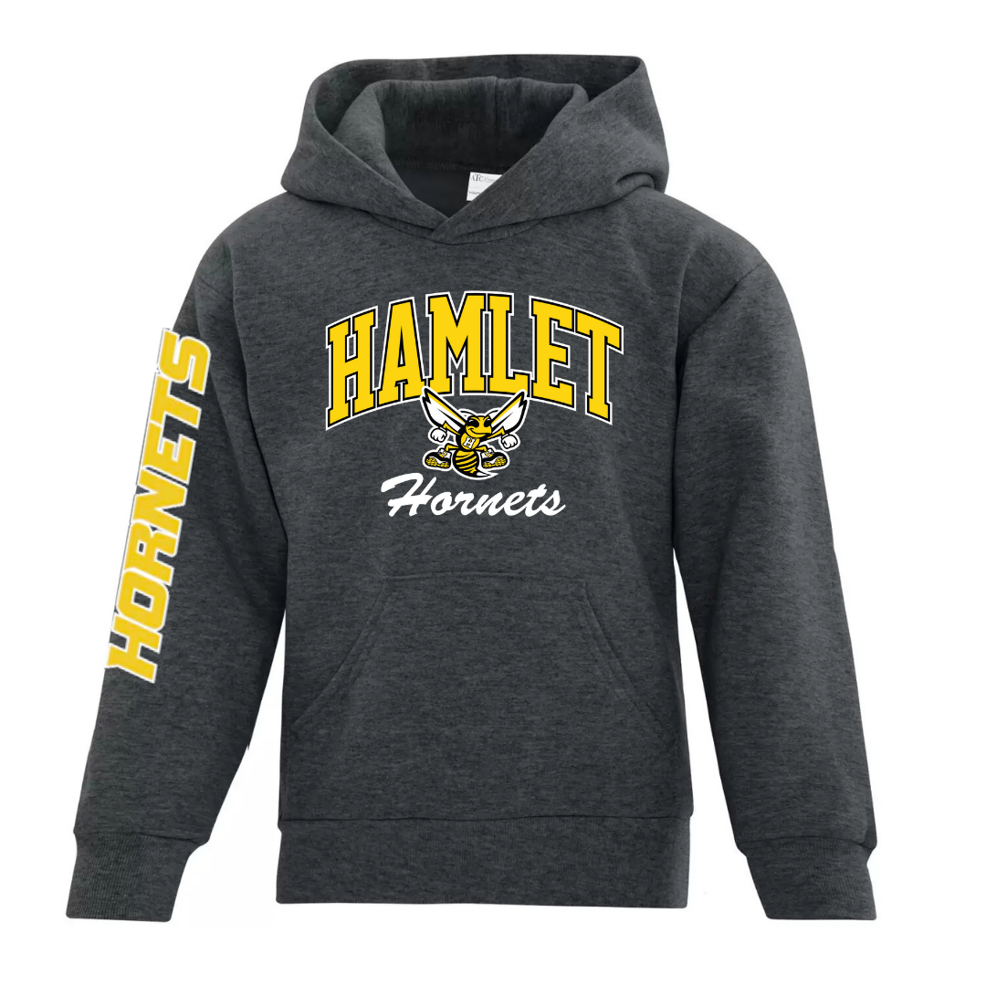 Cotton Fleece Hoodie - Varsity Logo - Youth