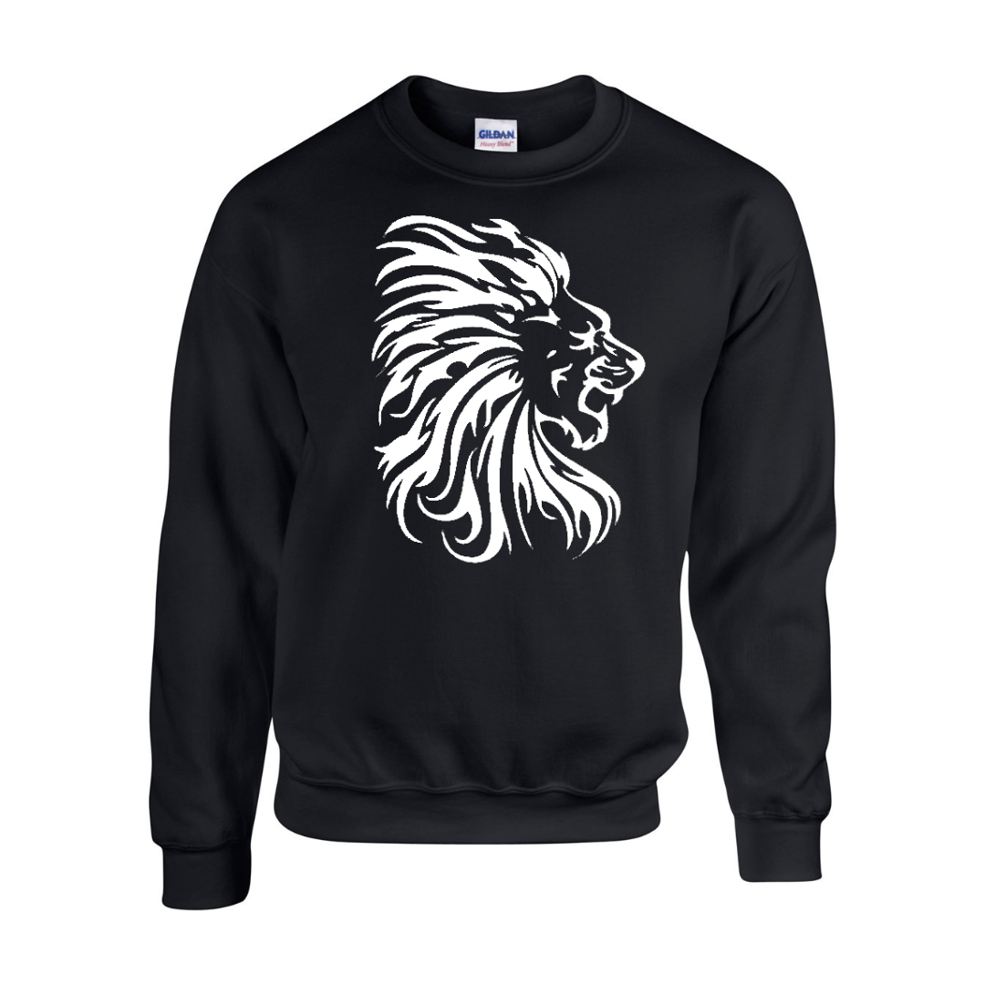 Fleece Crewneck - Front Logo - Youth
