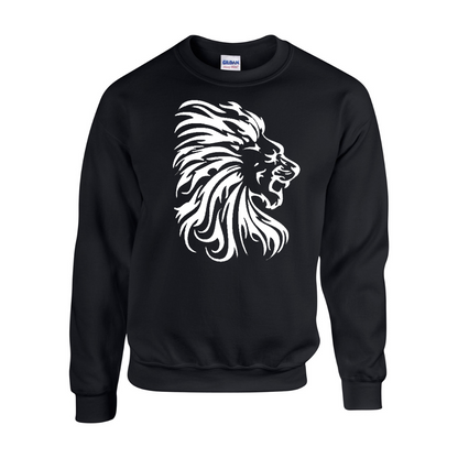 Fleece Crewneck - Front Logo - Youth