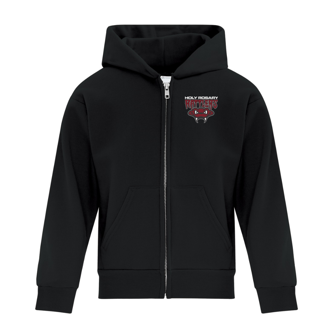 Cotton Full Zip Hoodie - Youth