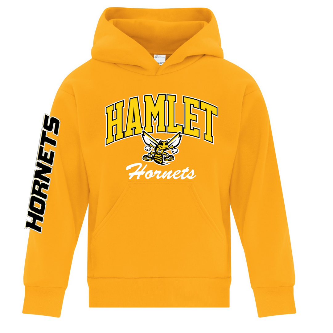 Cotton Fleece Hoodie - Varsity Logo - Youth