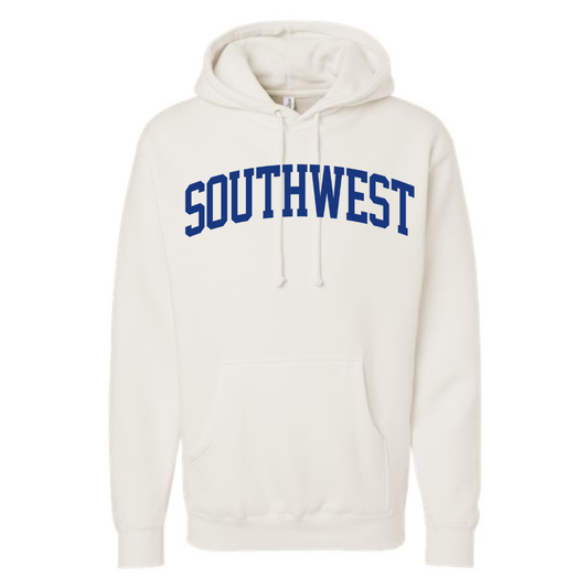 Cotton Fleece Hoodie - Twill Text