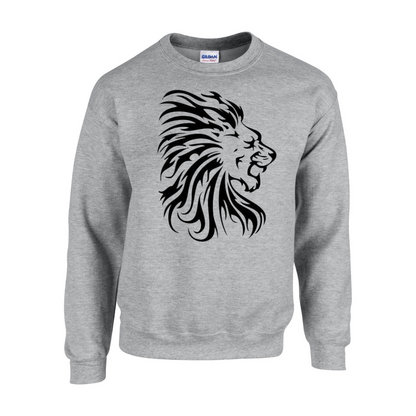 Fleece Crewneck - Front Logo - Youth