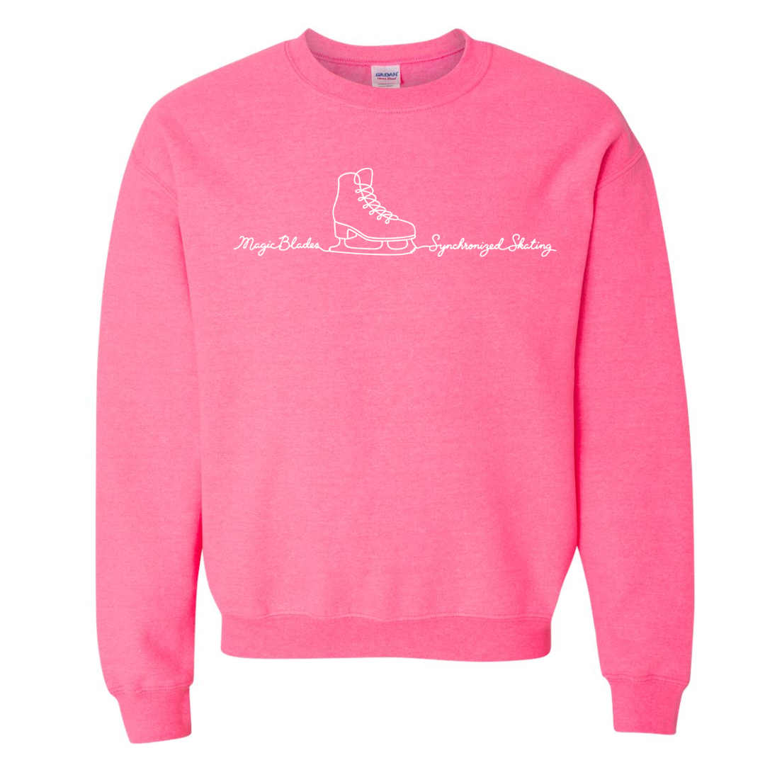 Cotton Fleece Crewneck - Cursive Logo