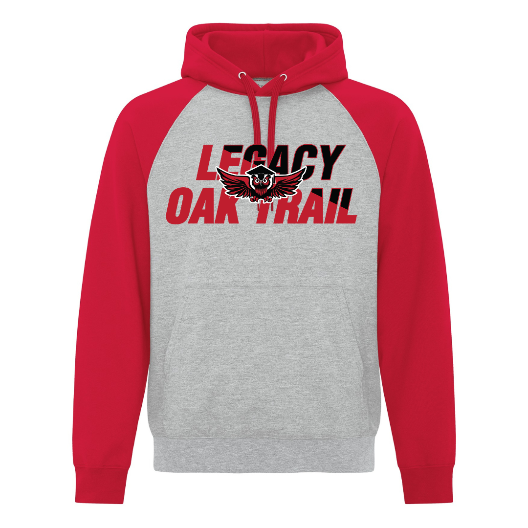 2 Tone Hoodie - Legacy Oak Logo - Youth