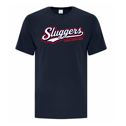 Sluggers Cotton Tee - Script Logo - Youth