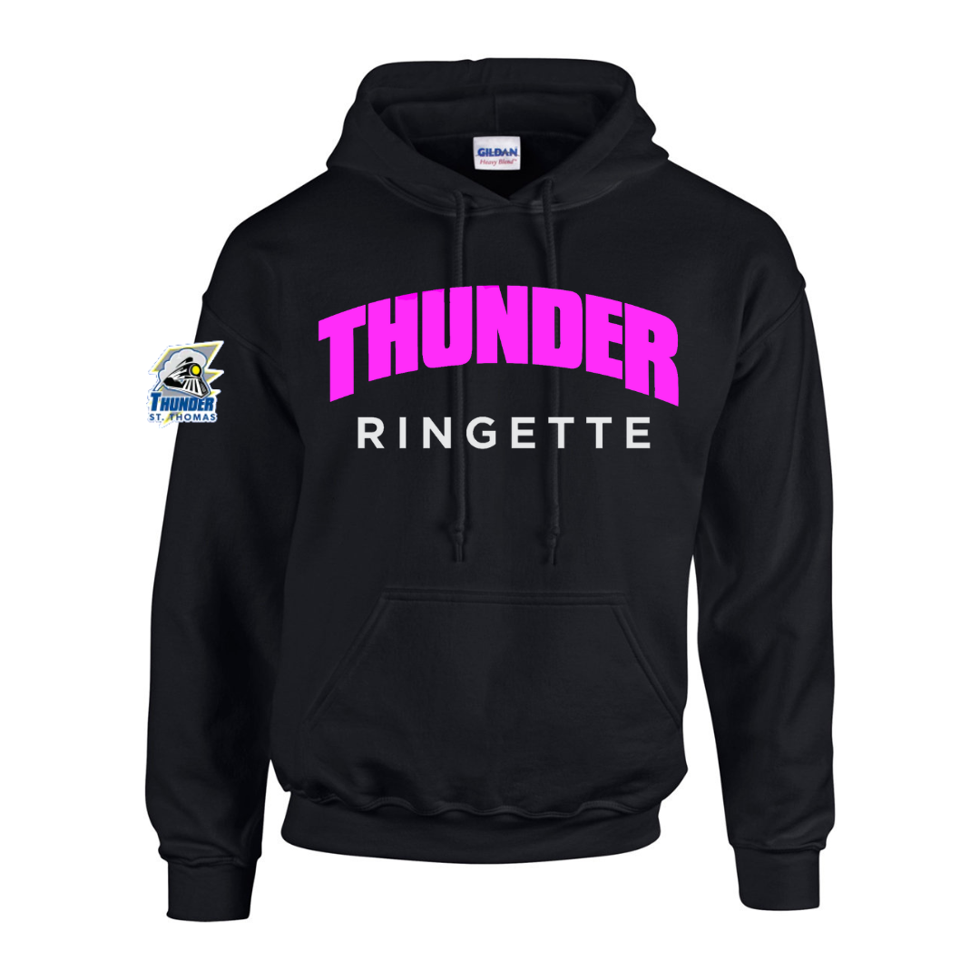 Cotton Hoodie - Neon Text - Youth