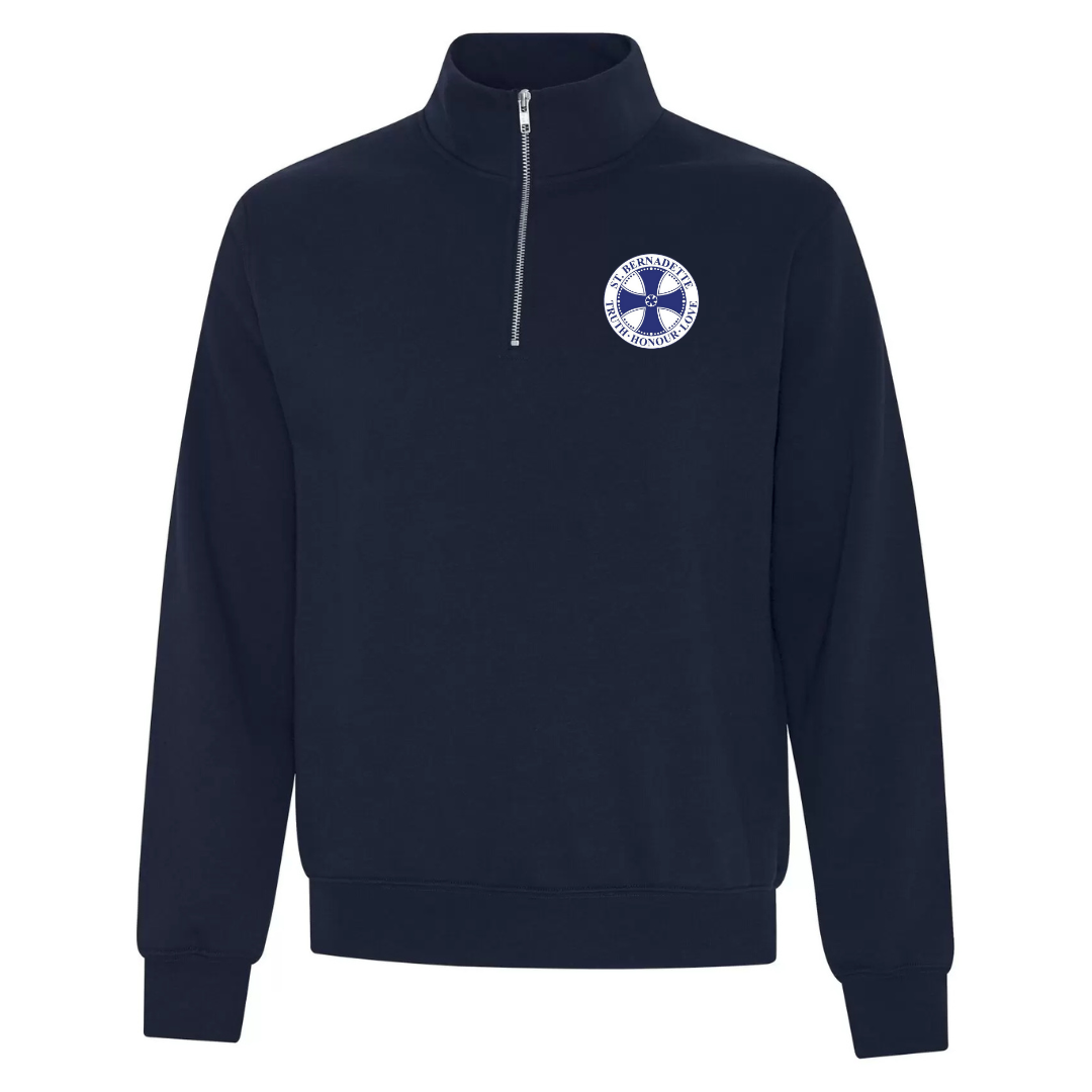 Cotton 1/4 Zip - Embroidered