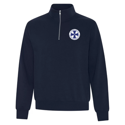 Cotton 1/4 Zip - Embroidered