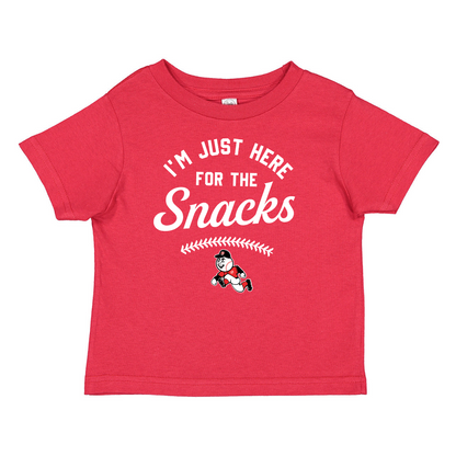 RedLegs Toddler Tee - I'm Just Here for the Snacks