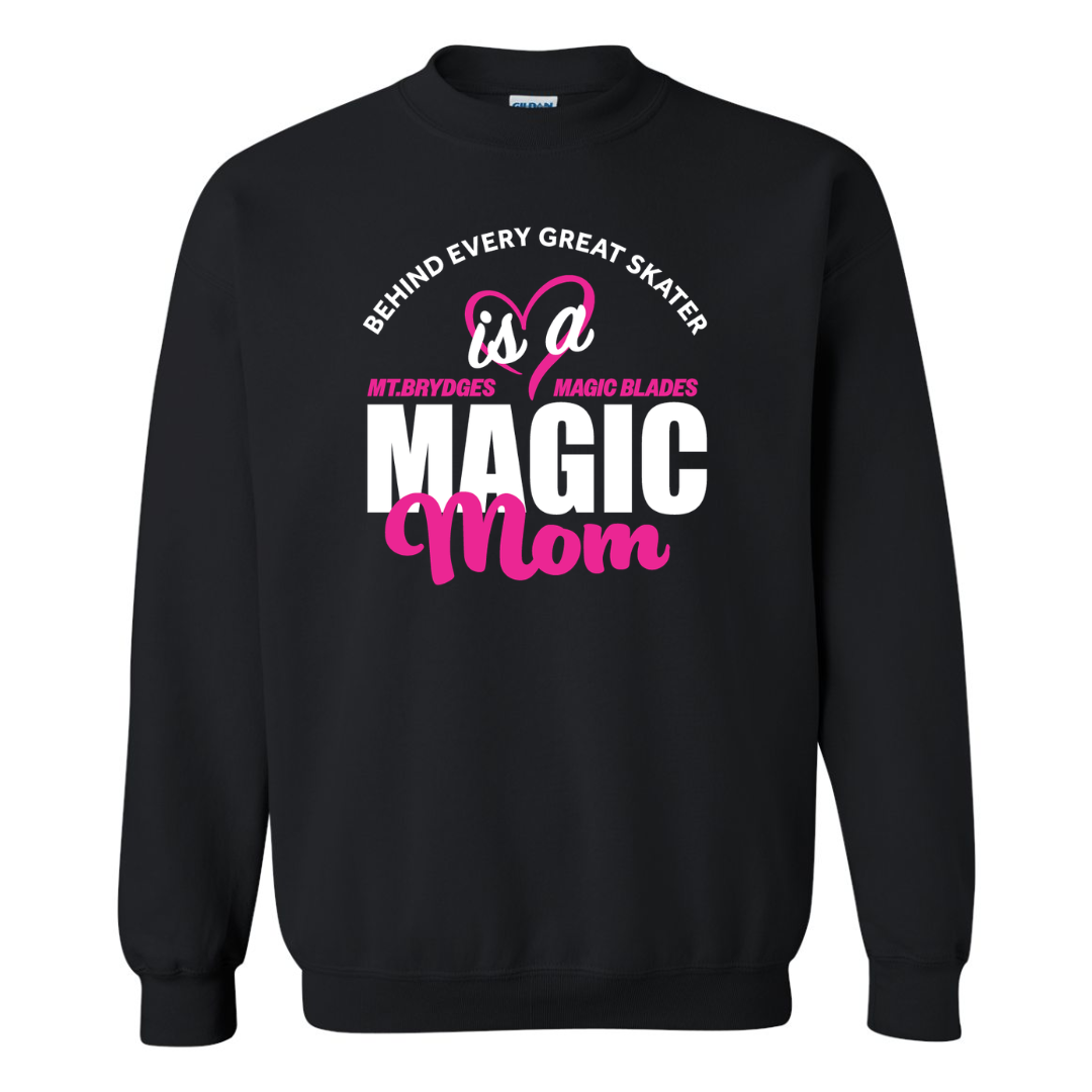 Cotton Fleece Crewneck - Magic Mom/Dad