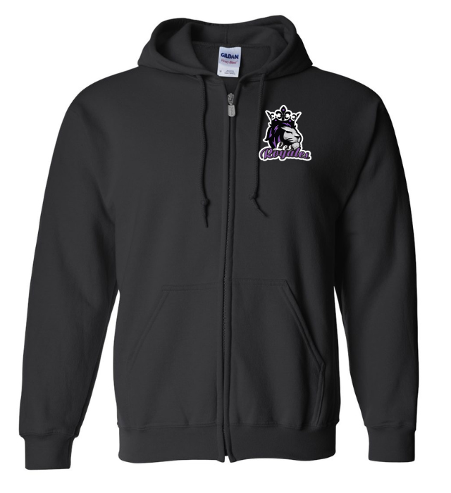 Cotton Fleece Full Zip Hoodie - Youth