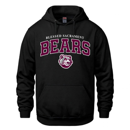 Cotton Fleece Hoodie - Sewn/Embroidered Logo